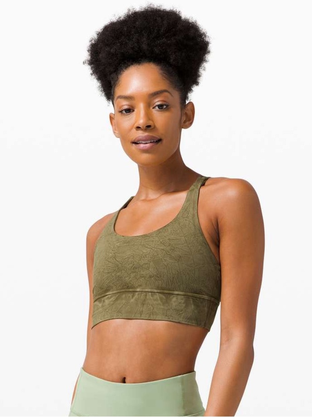 NWT Lululemon Long Line Energy Bra *Ice Dye